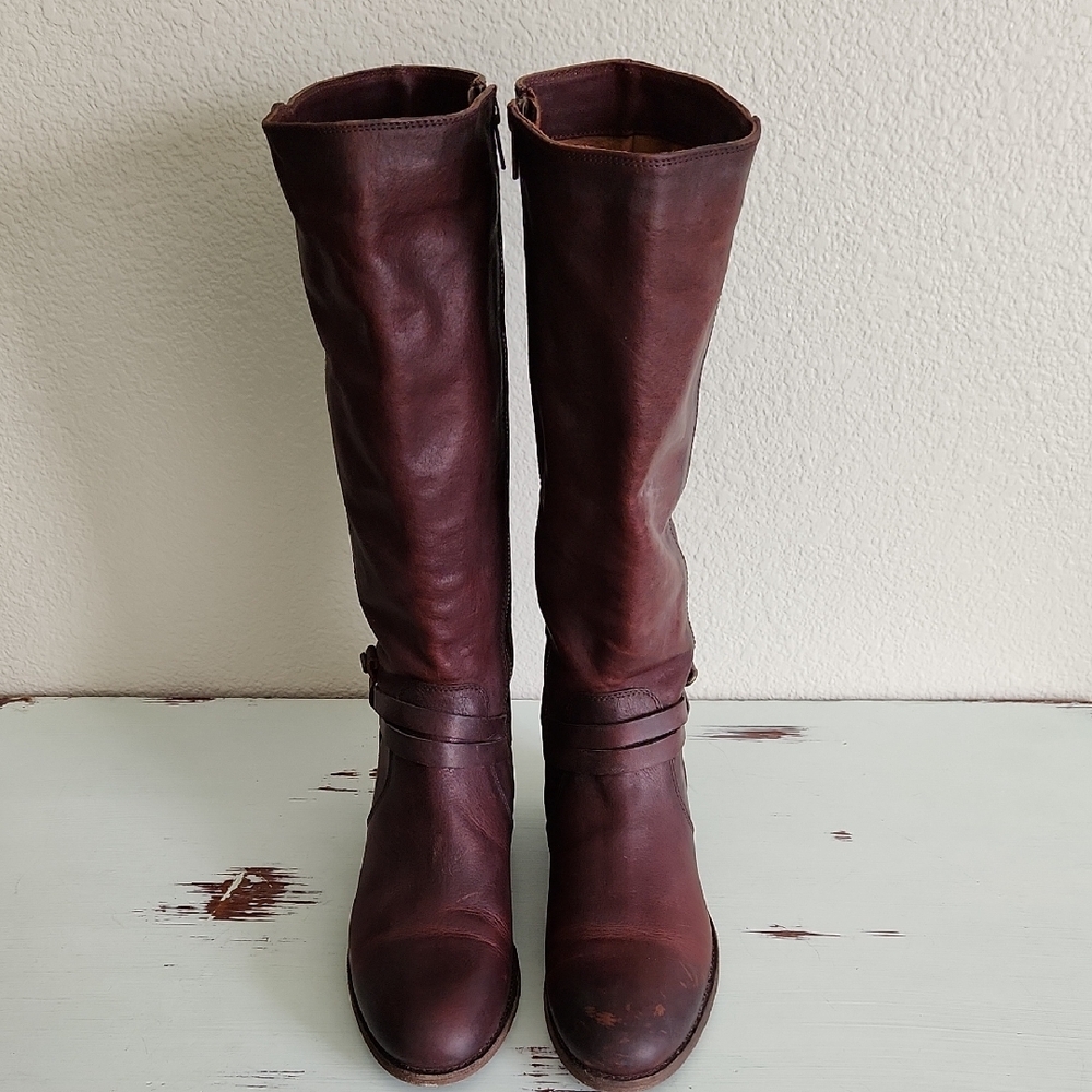 NWOT FRYE Brown Leather Knee-High Women's Boots